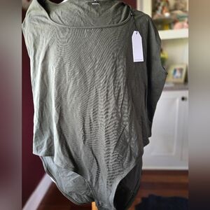 Universal Standard Olive Green Sleeveless Body Suit 2xl